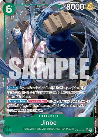 Jinbe (031) (Alternate Art) (OP11-031) (Foil)