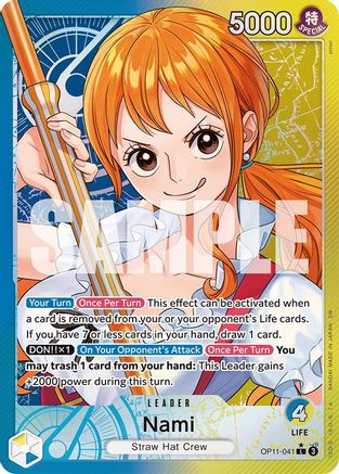 Nami (041) (Alternate Art) (OP11-041) (Foil)