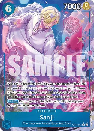 Sanji (Alternate Art) (OP11-051) (Foil)