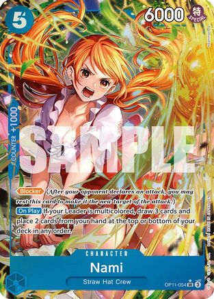 Nami (054) (Alternate Art) (OP11-054) (Foil)