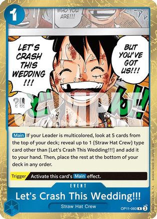Let's Crash This Wedding!!! (OP11-060) (Foil)