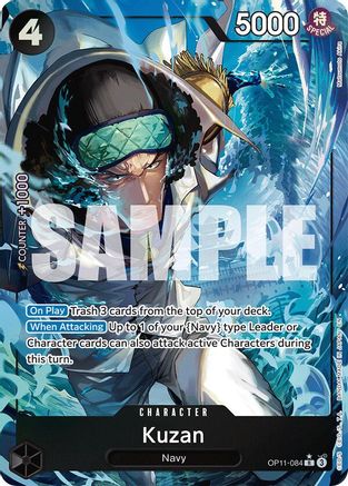 Kuzan (Alternate Art) (OP11-084) (Foil)