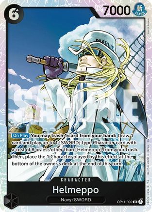 Helmeppo (OP11-092) (Foil)