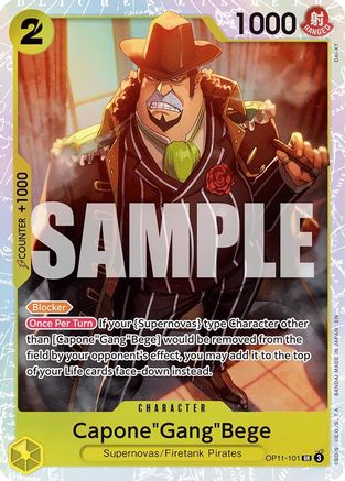 Capone"Gang"Bege (101) (OP11-101) (Foil)
