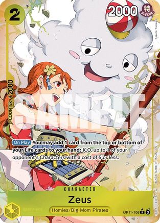 Zeus (Alternate Art) (OP11-106) (Foil)
