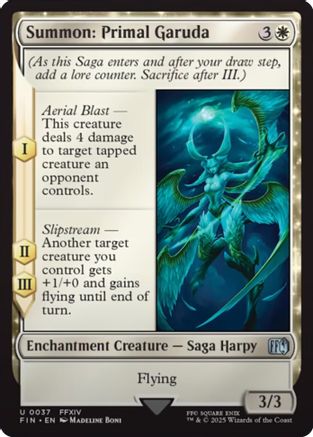 Summon: Primal Garuda (FIN-037)