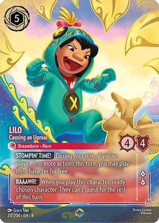 Lilo - Causing an Uproar (Enchanted) (8-217) (Holofoil)