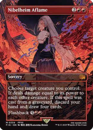 Nibelheim Aflame (FIN-339) (Borderless) (Foil)