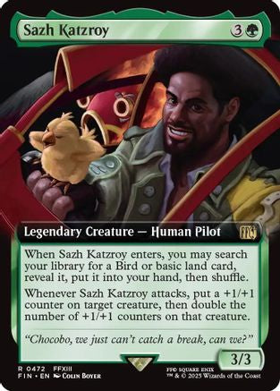 Sazh Katzroy (FIN-472) (Extended Art) (Foil)