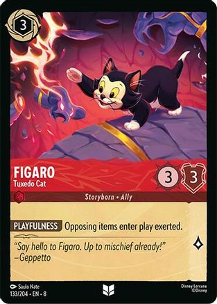 Figaro - Tuxedo Cat (8-133) (Cold Foil)