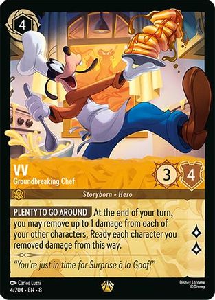 Goofy - Groundbreaking Chef (8-004) (Cold Foil)