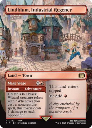 Lindblum, Industrial Regency // Mage Siege (FIN-312) (Borderless) (Foil)