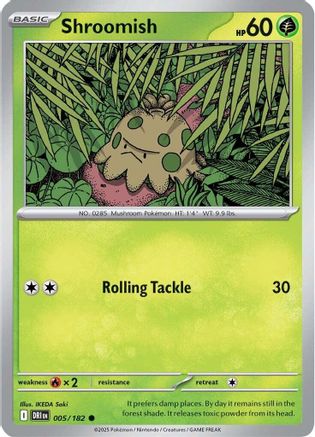 Shroomish (DRI-005) (Reverse Holofoil)
