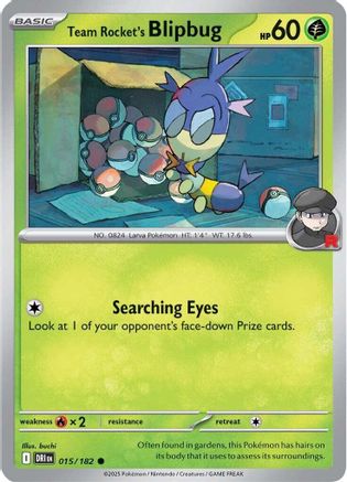 Team Rocket's Blipbug (DRI-015) (Reverse Holofoil)