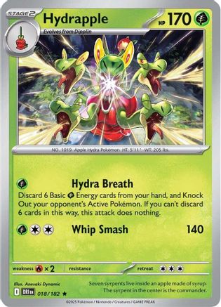Hydrapple (DRI-018) (Reverse Holofoil)