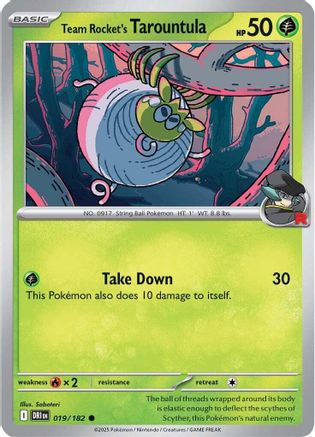 Team Rocket's Tarountula (DRI-019)