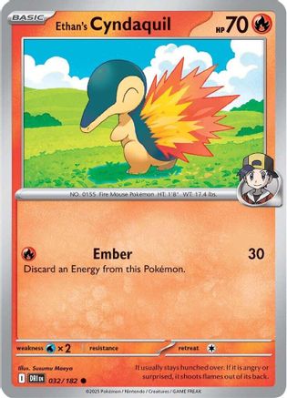 Ethan's Cyndaquil (DRI-032) (Reverse Holofoil)