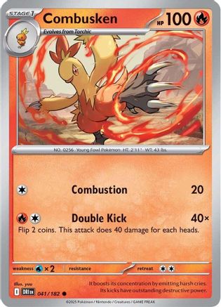 Combusken (DRI-041) (Reverse Holofoil)