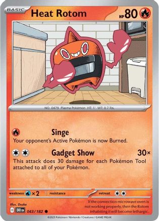Heat Rotom (DRI-043) (Reverse Holofoil)