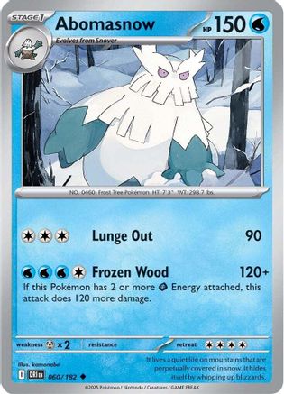 Abomasnow (DRI-060) (Reverse Holofoil)