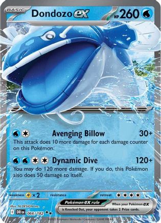 Dondozo ex (DRI-066) (Holofoil)