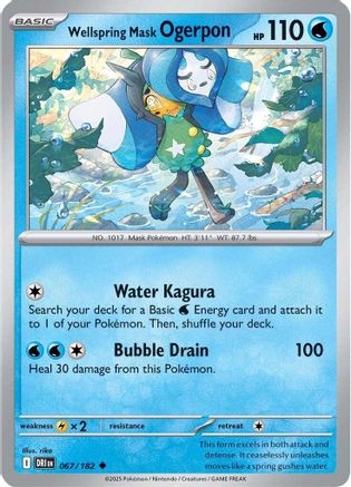 Wellspring Mask Ogerpon (DRI-067) (Reverse Holofoil)