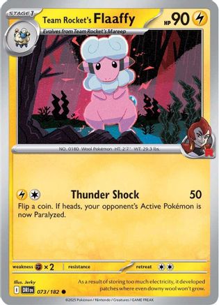 Team Rocket's Flaaffy (DRI-073) (Reverse Holofoil)