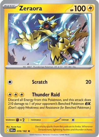 Zeraora (DRI-078) (Reverse Holofoil)