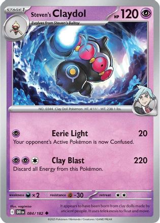 Steven's Claydol (DRI-084) (Reverse Holofoil)
