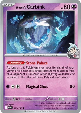 Steven's Carbink (DRI-086) (Reverse Holofoil)