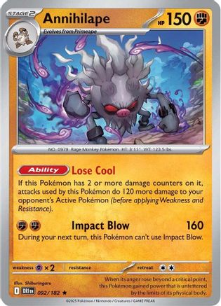 Annihilape (DRI-092) (Holofoil)