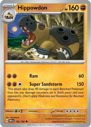 Hippowdon (DRI-106) (Reverse Holofoil)