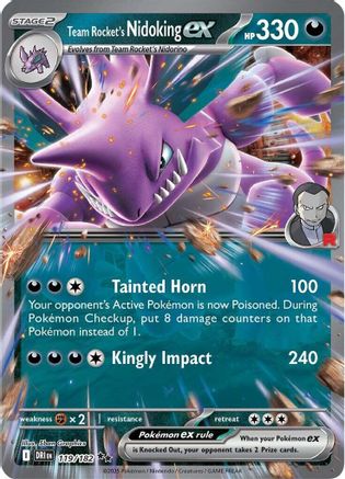 Team Rocket's Nidoking ex (DRI-119) (Holofoil)