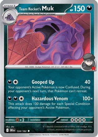 Team Rocket's Muk (DRI-124) (Reverse Holofoil)