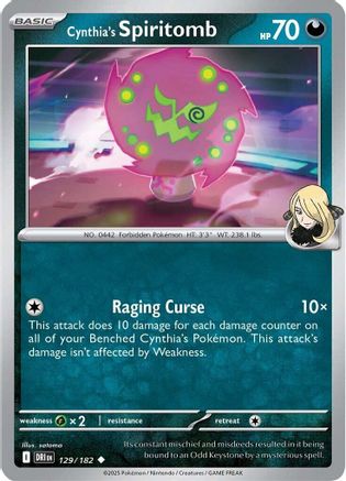 Cynthia's Spiritomb (DRI-129) (Reverse Holofoil)