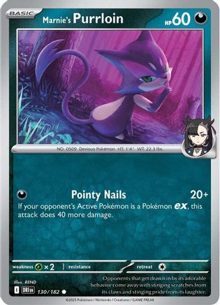 Marnie's Purrloin (DRI-130) (Reverse Holofoil)