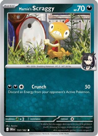 Marnie's Scraggy (DRI-132) (Reverse Holofoil)