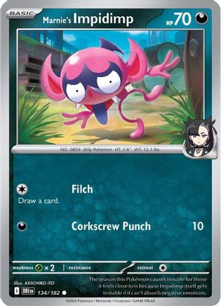 Marnie's Impidimp (DRI-134) (Reverse Holofoil)