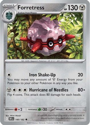 Forretress (DRI-140) (Reverse Holofoil)