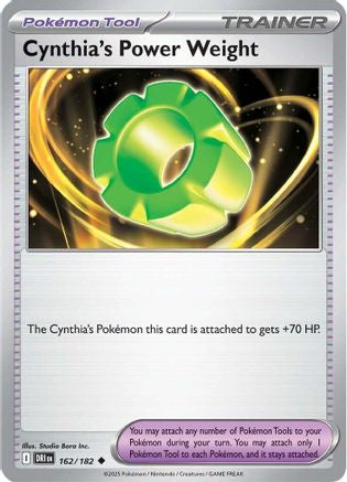 Cynthia's Power Weight (DRI-162) (Reverse Holofoil)