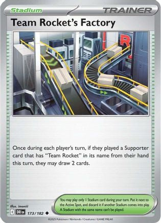 Team Rocket's Factory (DRI-173) (Reverse Holofoil)