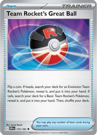 Team Rocket's Great Ball (DRI-175) (Reverse Holofoil)