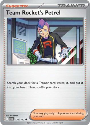 Team Rocket's Petrel (DRI-176) (Reverse Holofoil)