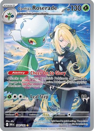 Cynthia's Roserade (DRI-184) (Holofoil)