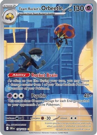 Team Rocket's Orbeetle (DRI-198) (Holofoil)