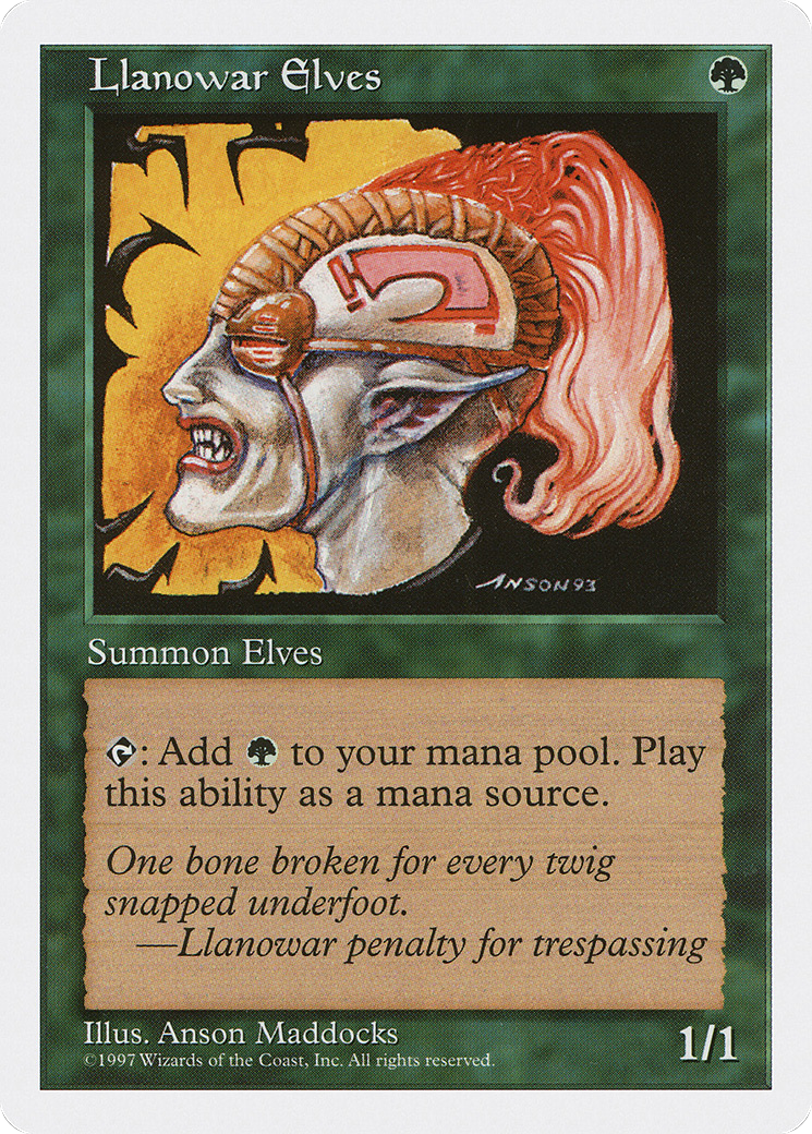 Llanowar Elves (5ED-313)