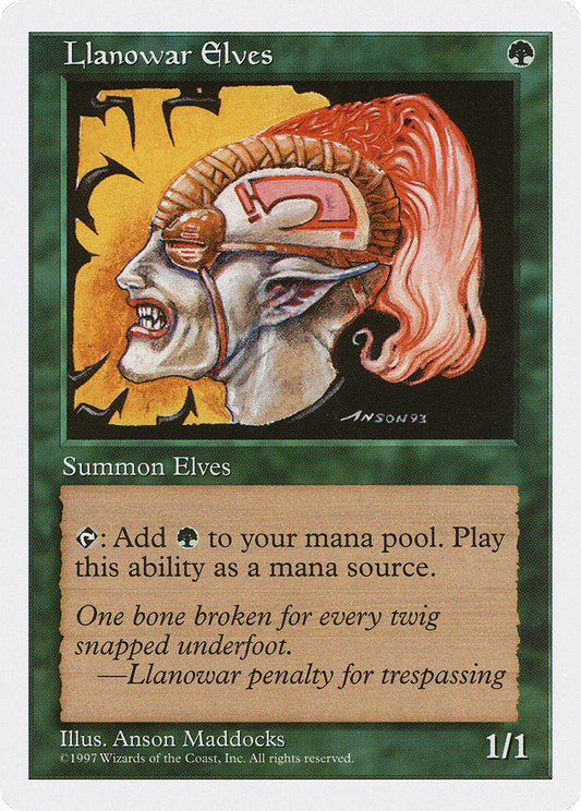 Llanowar Elves (5ED-313)
