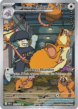 Team Rocket's Raticate (DRI-202) (Holofoil)