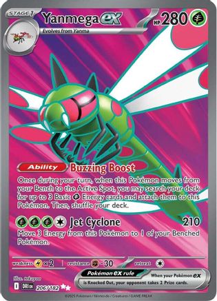 Yanmega ex (DRI-206) (Holofoil)