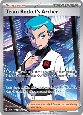 Team Rocket's Archer (DRI-223) (Holofoil)